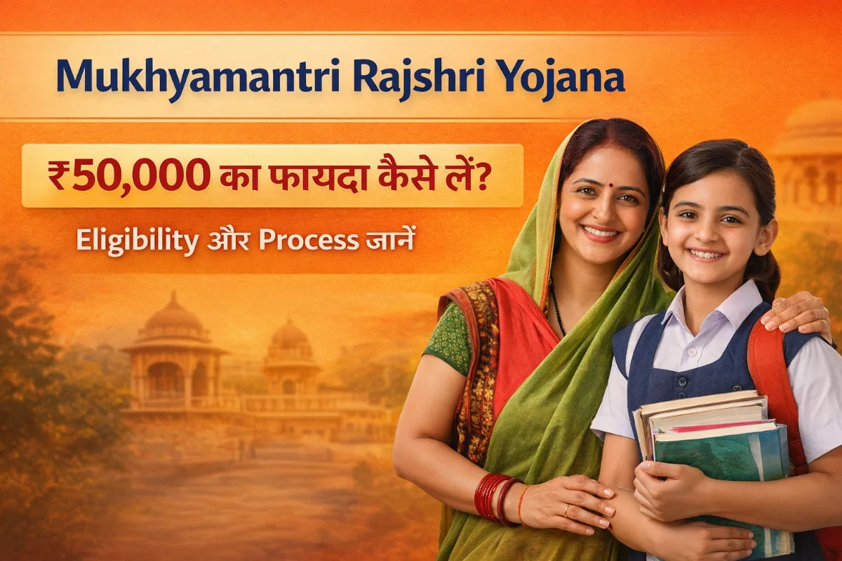 Mukhyamantri Rajshri Yojana 2026 में ₹50000 तक की सहायता, eligibility और process की जानकारी